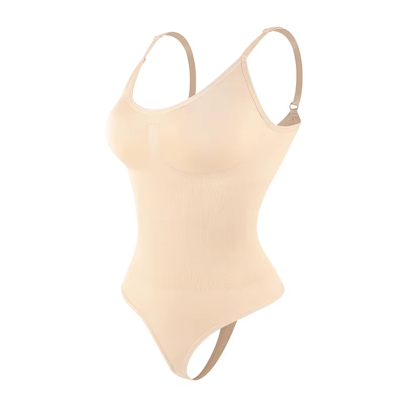 Thongs Bodysuit Shapewear Women Tummy Control Body Shaper Camisole Tank Top Seamless Slimming Waist Trainer Underwear S-3XL