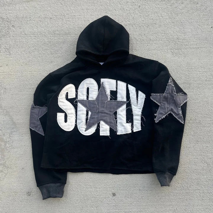 American Fashion Embroidery Personality Flash Diamond Oversize Zipper Hoodie Men Y2K New Harajuku Gothic Casual Joker Sweatshirt