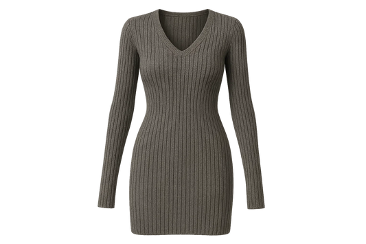 Golden Hour Ribbed Dress