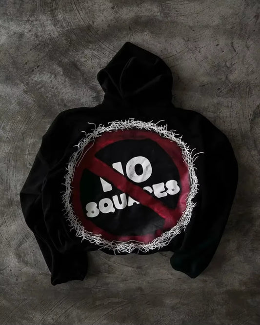 Y2K Men Women New Sweatshirt Cartoon Pattern Printing Oversized Hoodie Harajuku Hip Hop Gothic Black Pullover Hoodie Streetwear